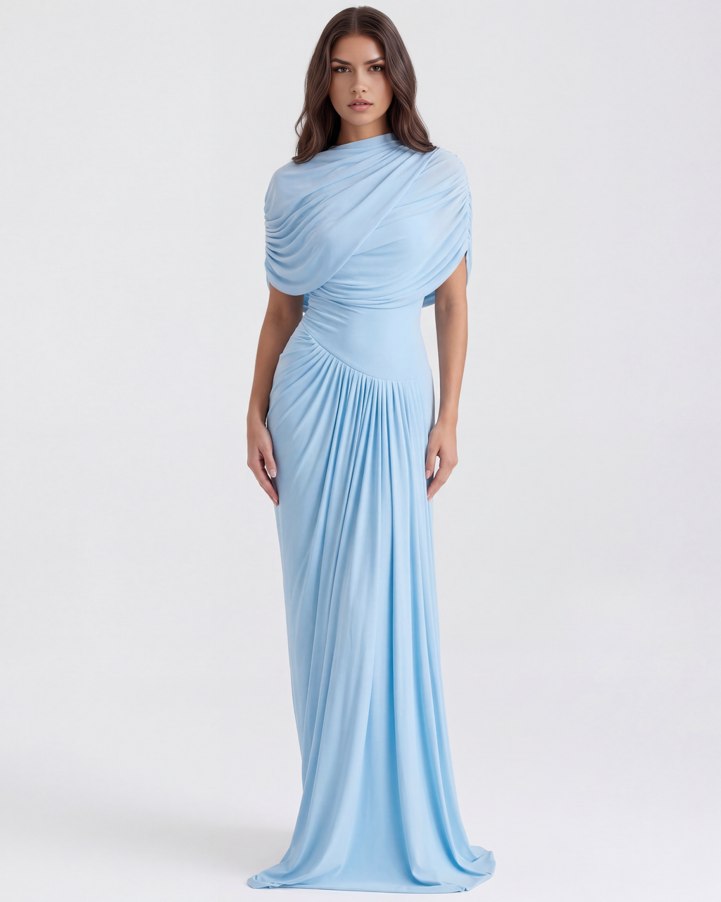 Camilla Maxi Dress in baby blue