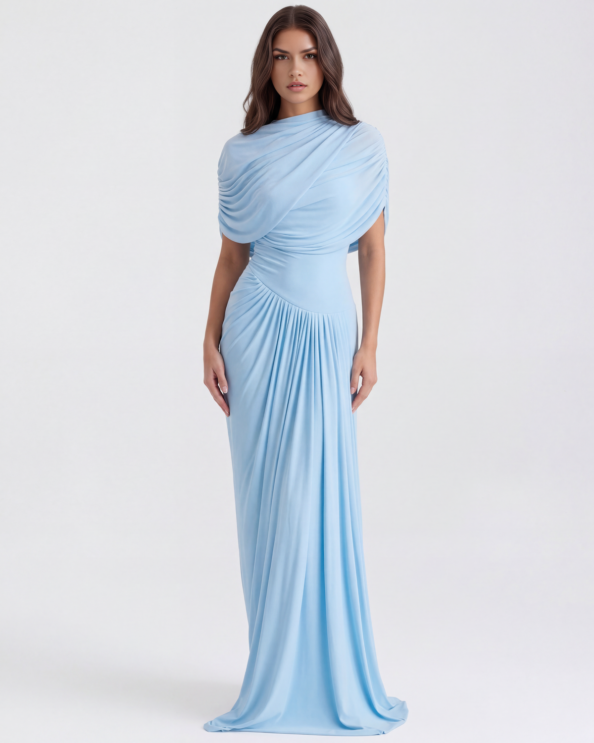 Camilla Maxi Dress in baby blue