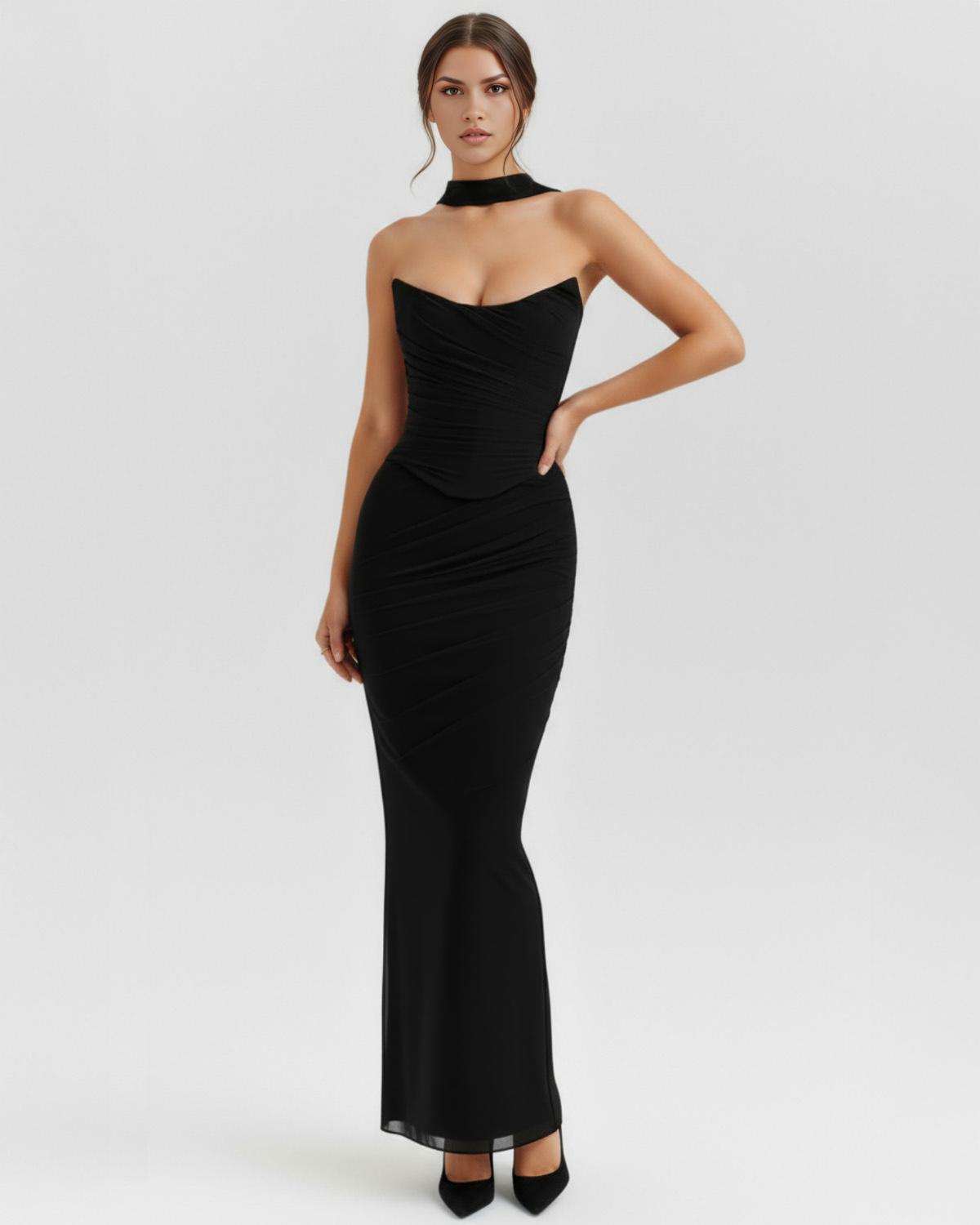 Malu Maxi Dress in black