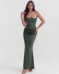 Rosalind Maxi Dress in forest green