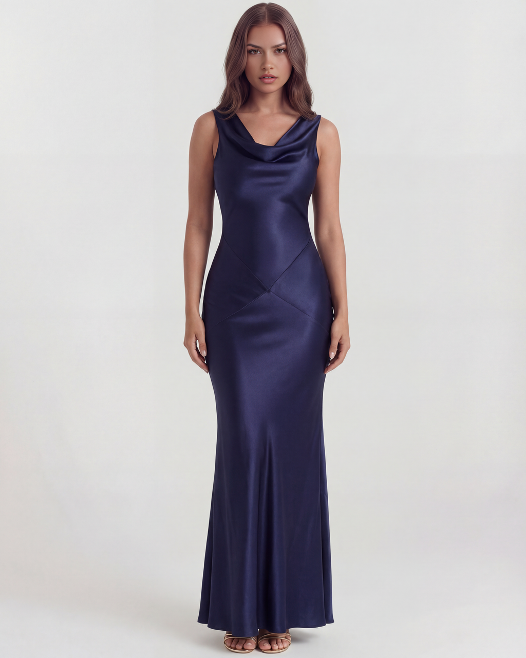 Sapphire Maxi Dress in dark blue