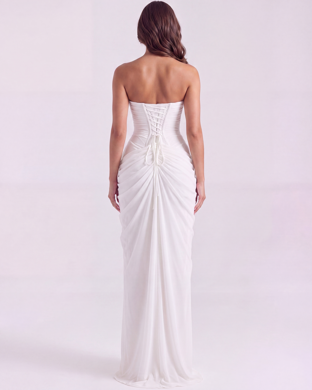 Charlotte Maxi Dress in white