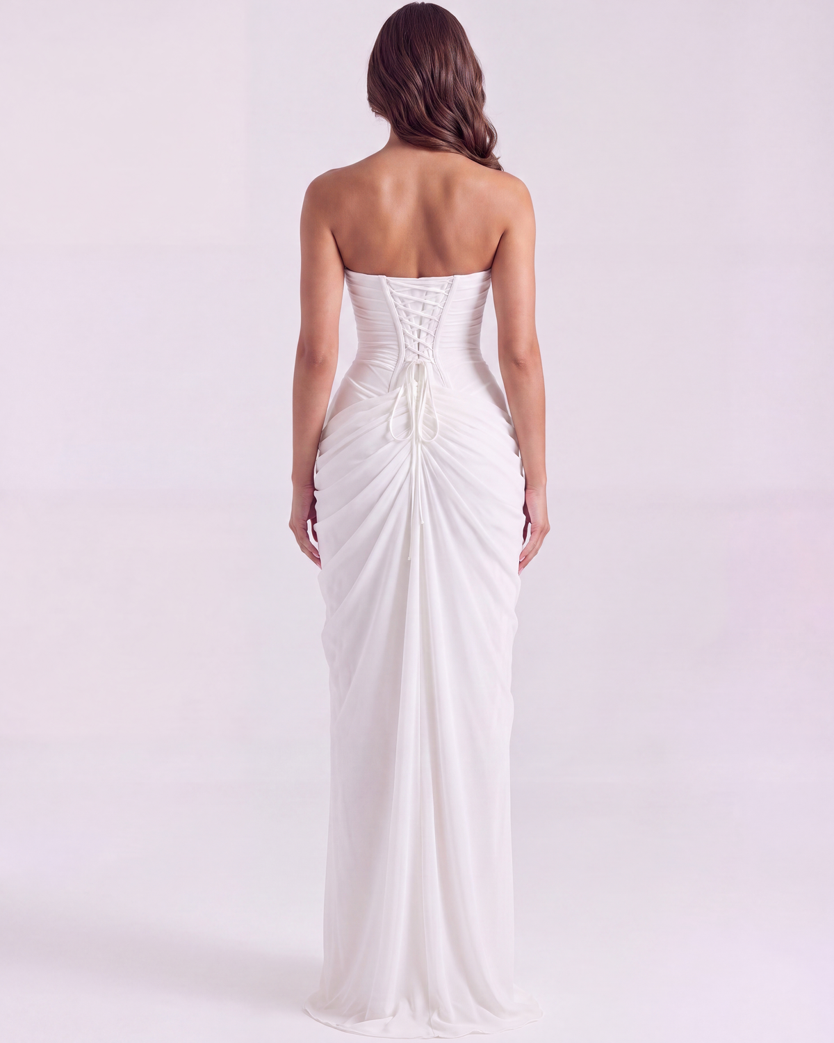 Charlotte Maxi Dress in white