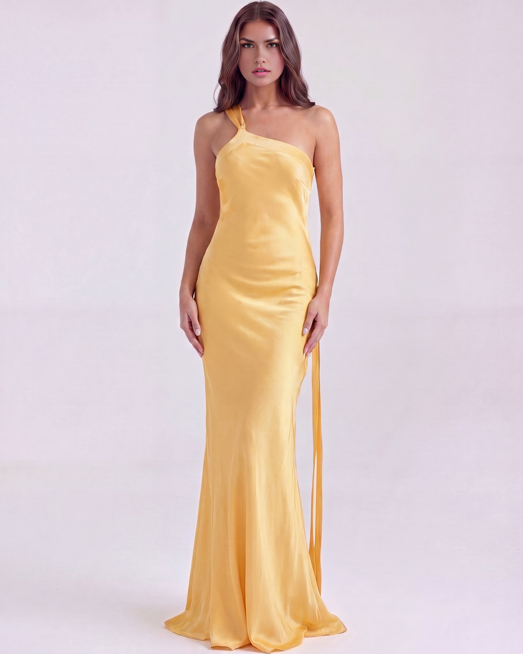 Amara Maxi Dress in gold