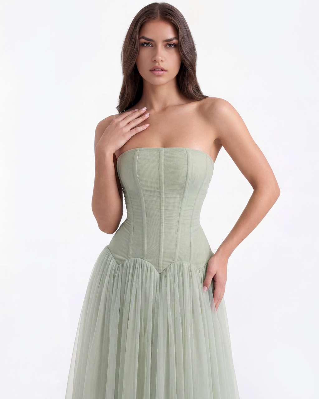 Arabella Maxi Dress in green