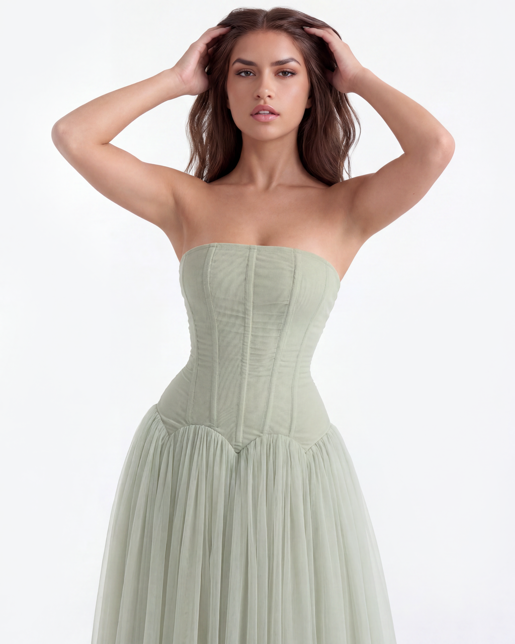 Arabella Maxi Dress in green