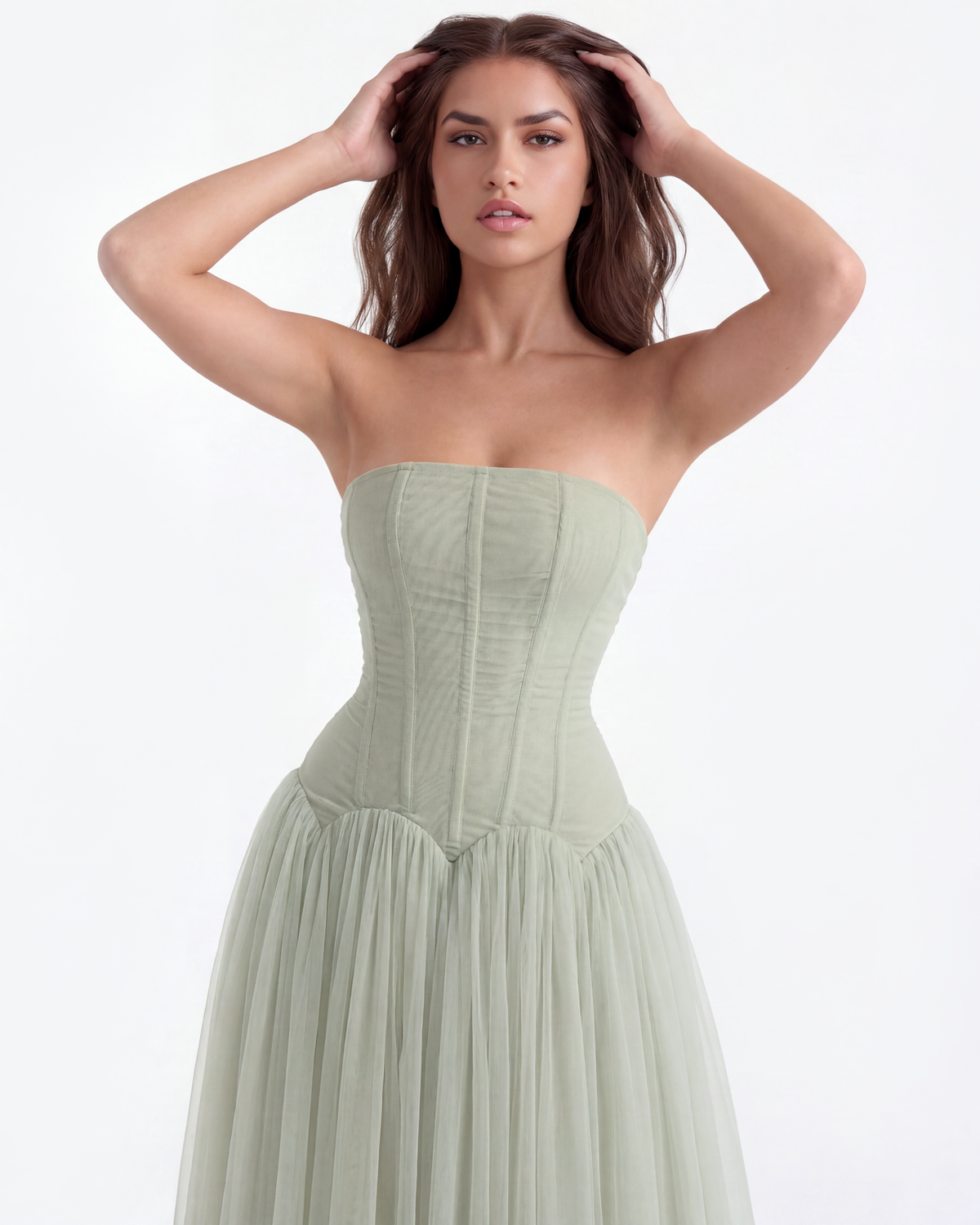 Arabella Maxi Dress in green