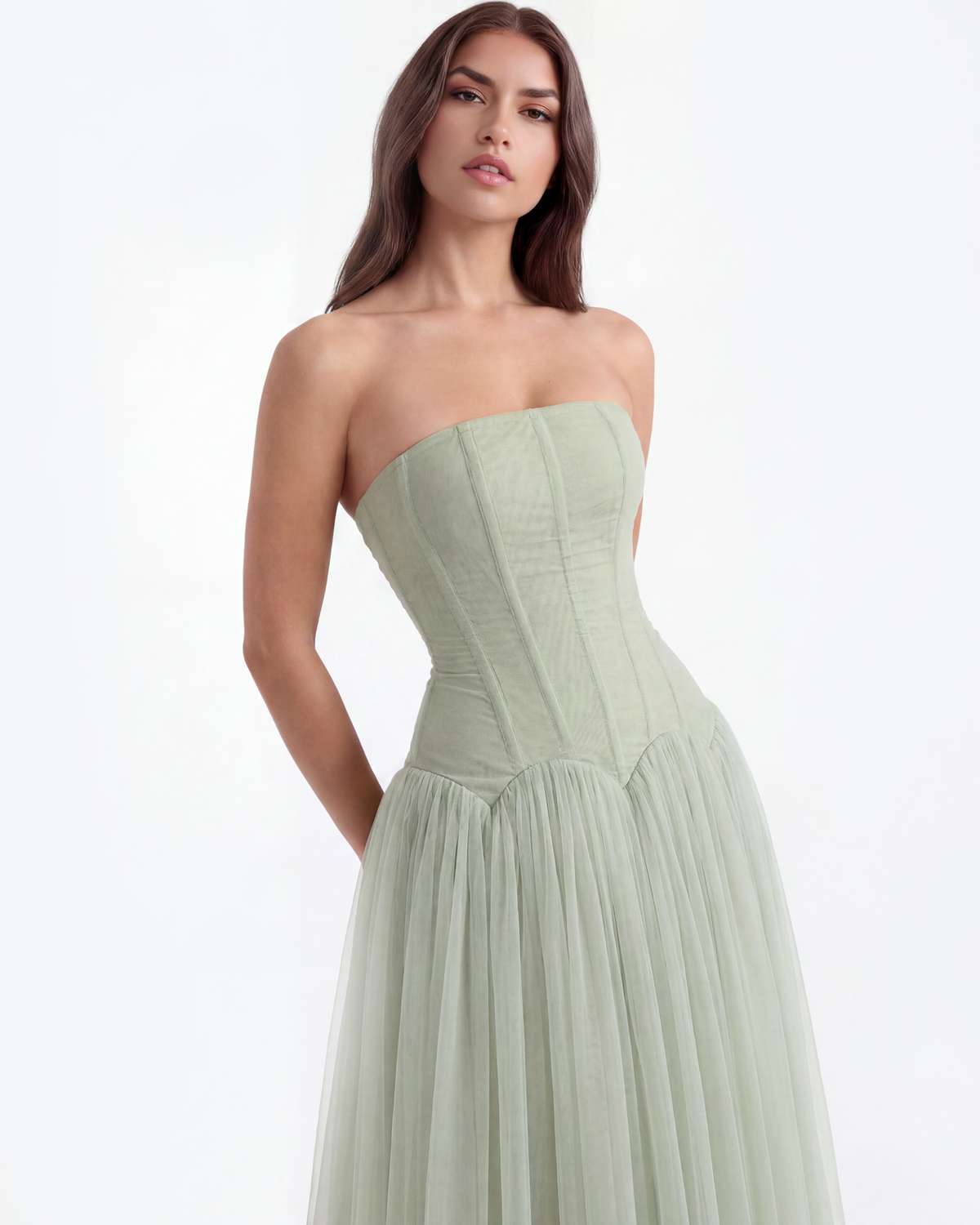 Arabella Maxi Dress in green
