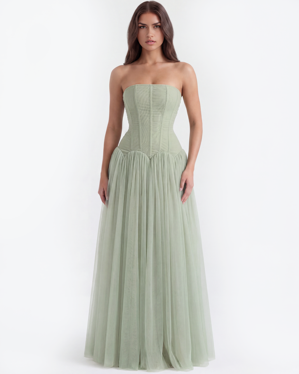 Arabella Maxi Dress in green
