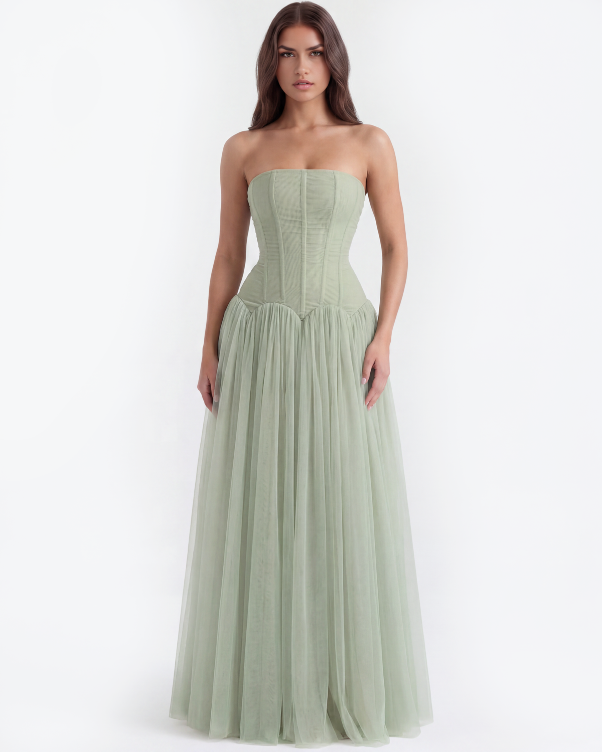 Arabella Maxi Dress in green