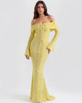 Alessandra Maxi Dress in yellow