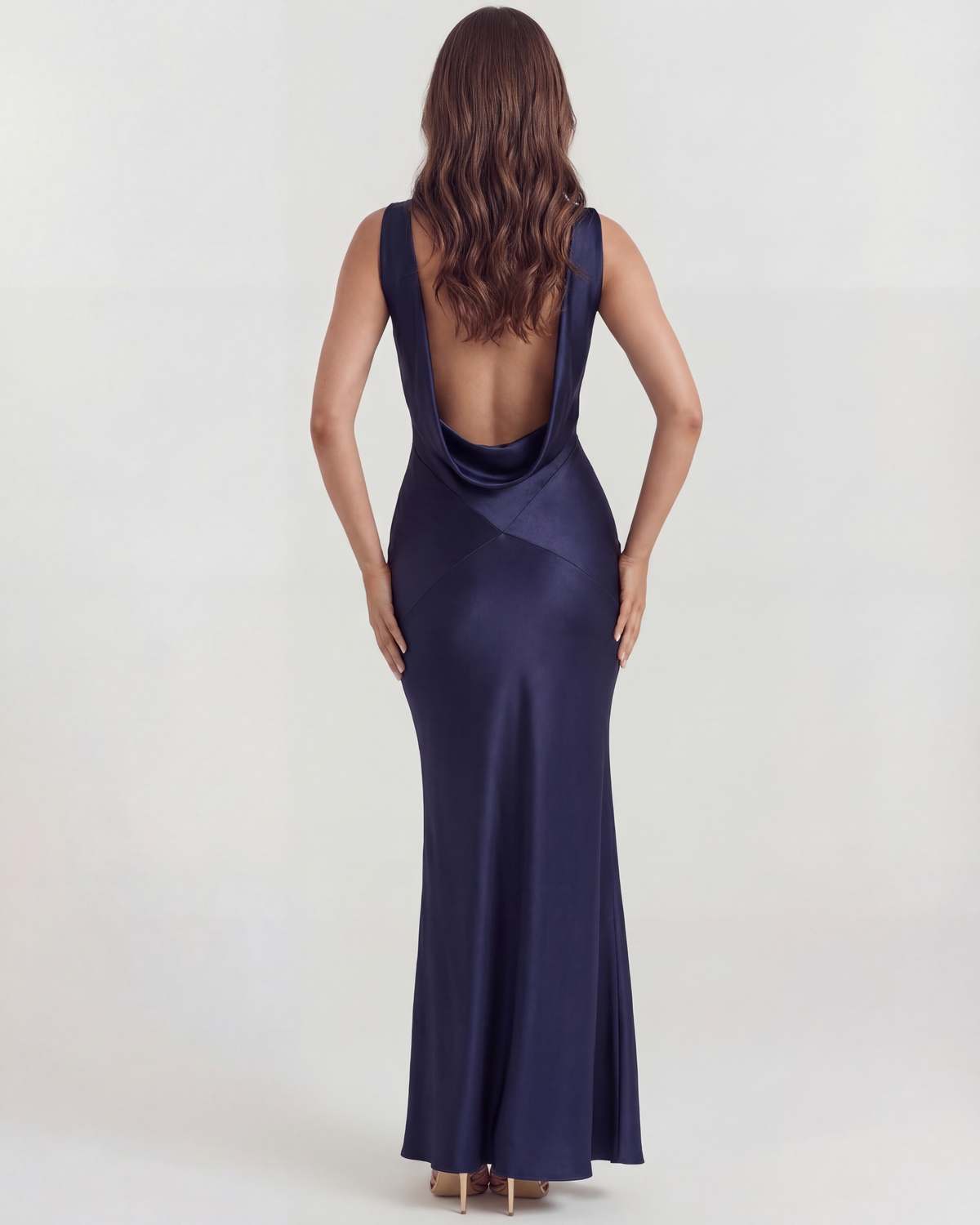 Sapphire Maxi Dress in dark blue