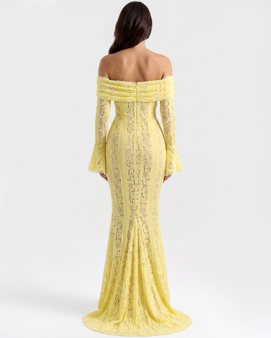 Alessandra Maxi Dress in yellow