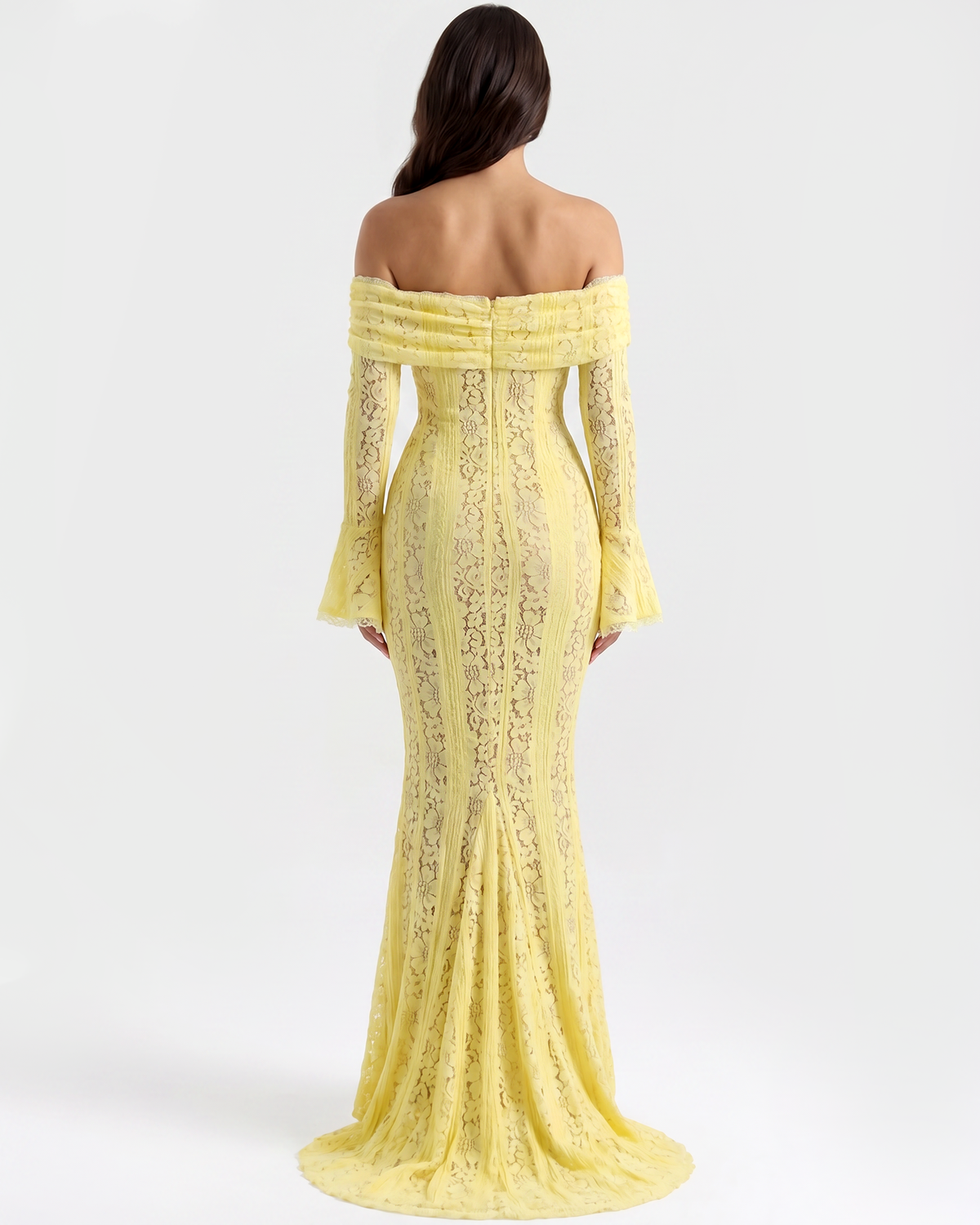 Alessandra Maxi Dress in yellow