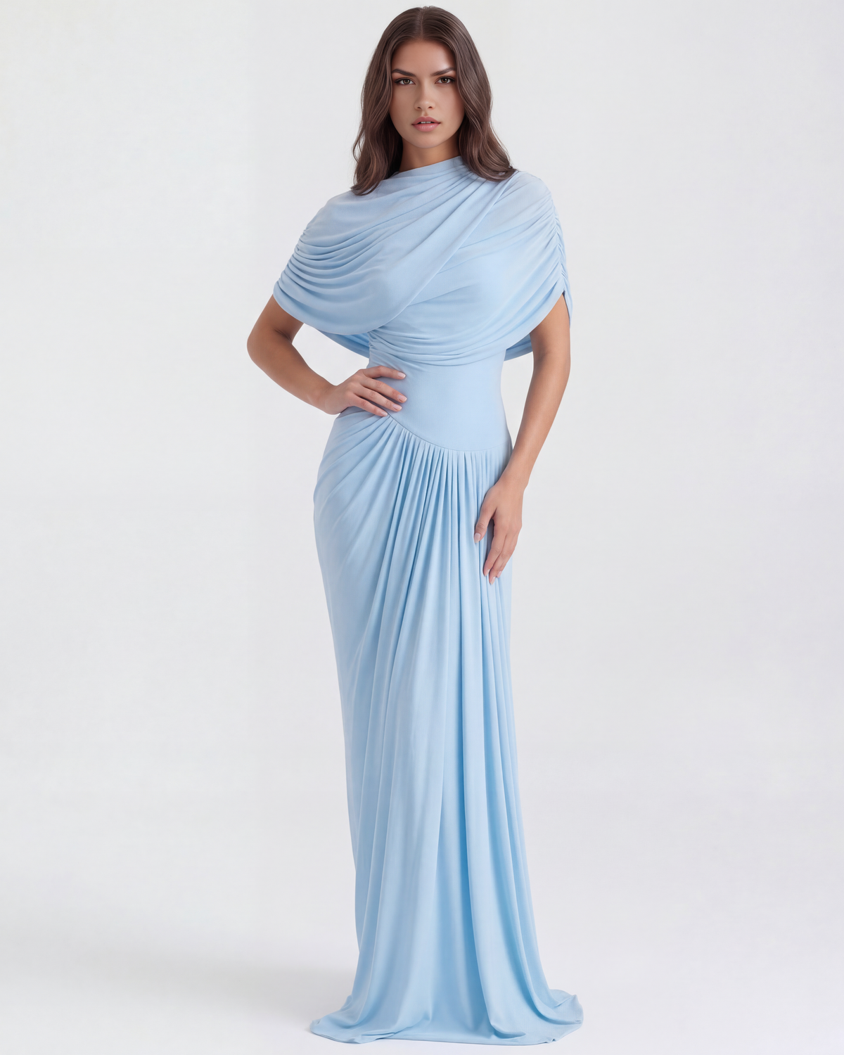 Camilla Maxi Dress in baby blue
