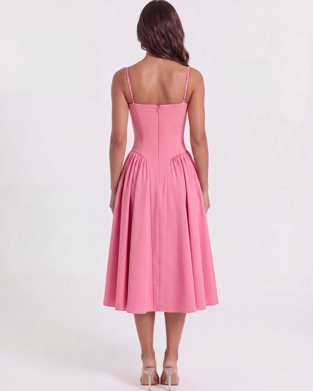 Francesca Midi Dress in pink
