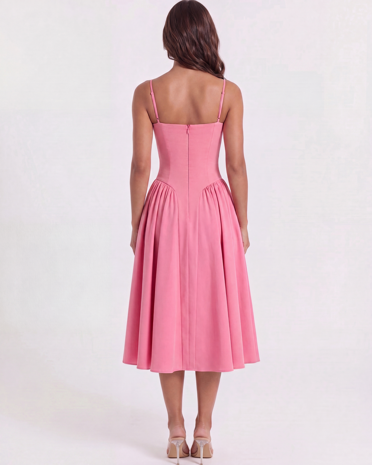 Francesca Midi Dress in pink
