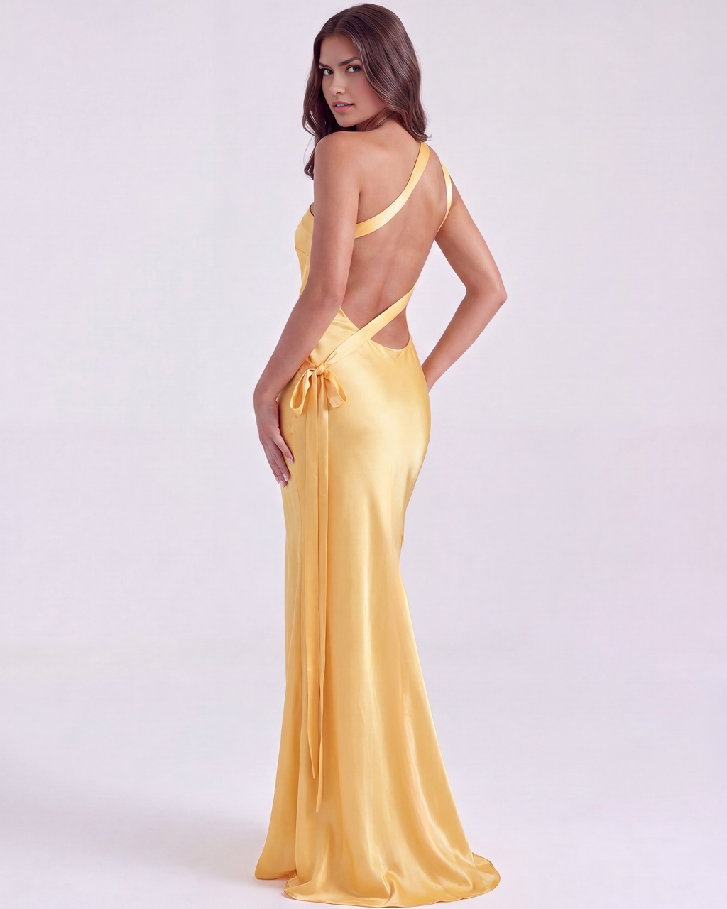 Amara Maxi Dress in gold