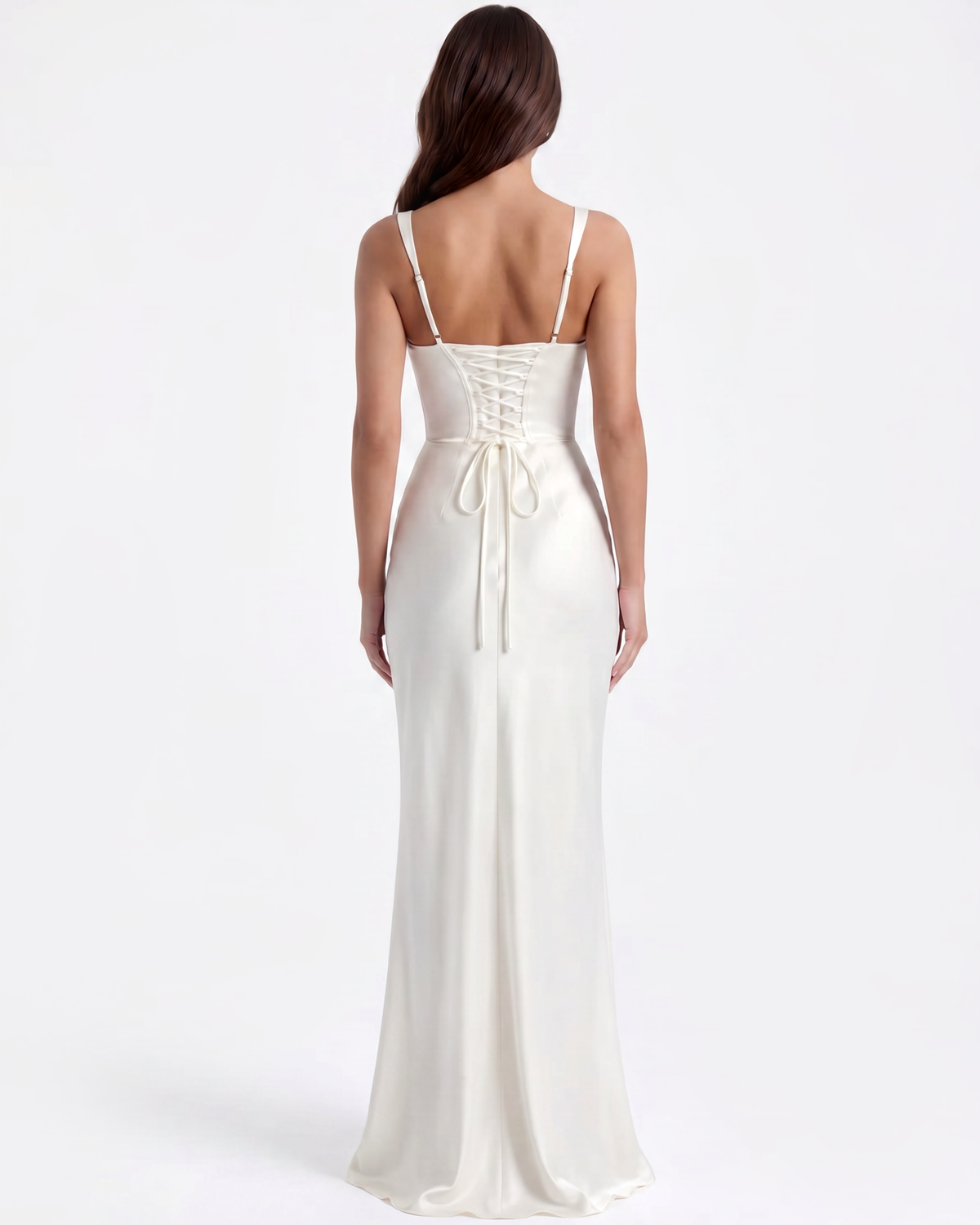 Adrienne Maxi Dress in white