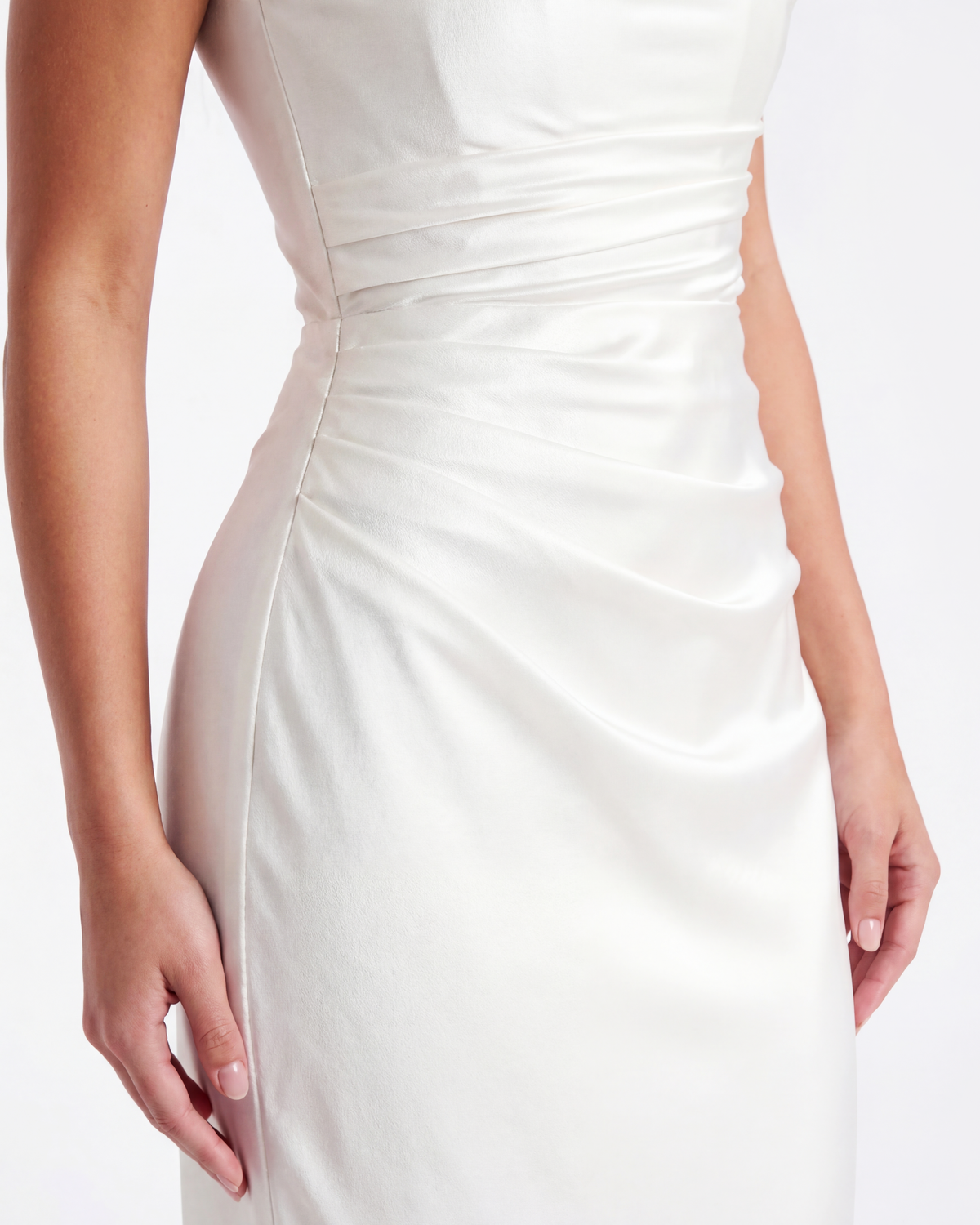 Adrienne Maxi Dress in white