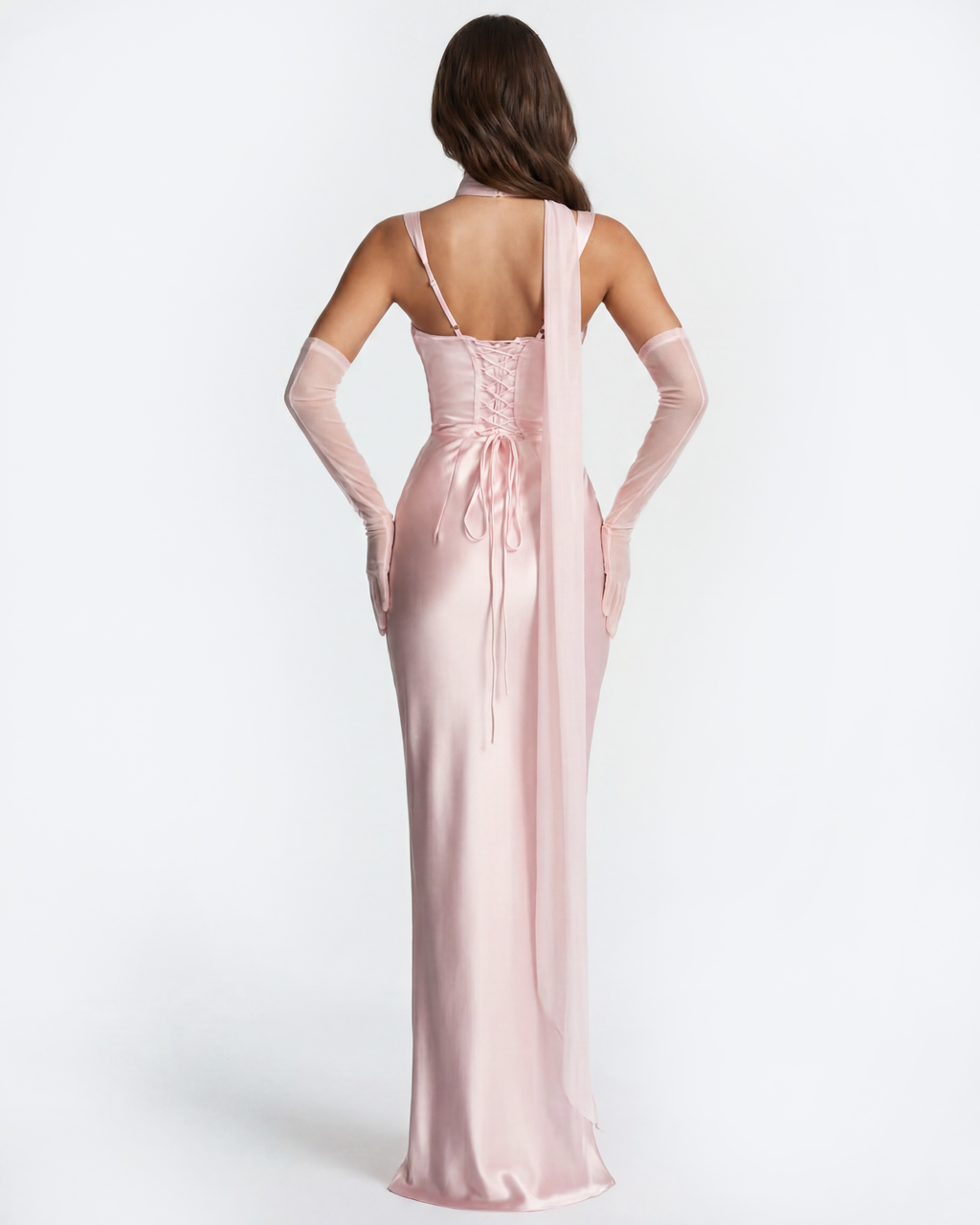 Adrienne Maxi Dress in pink