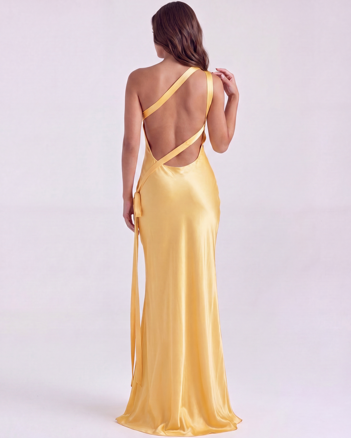 Amara Maxi Dress in gold