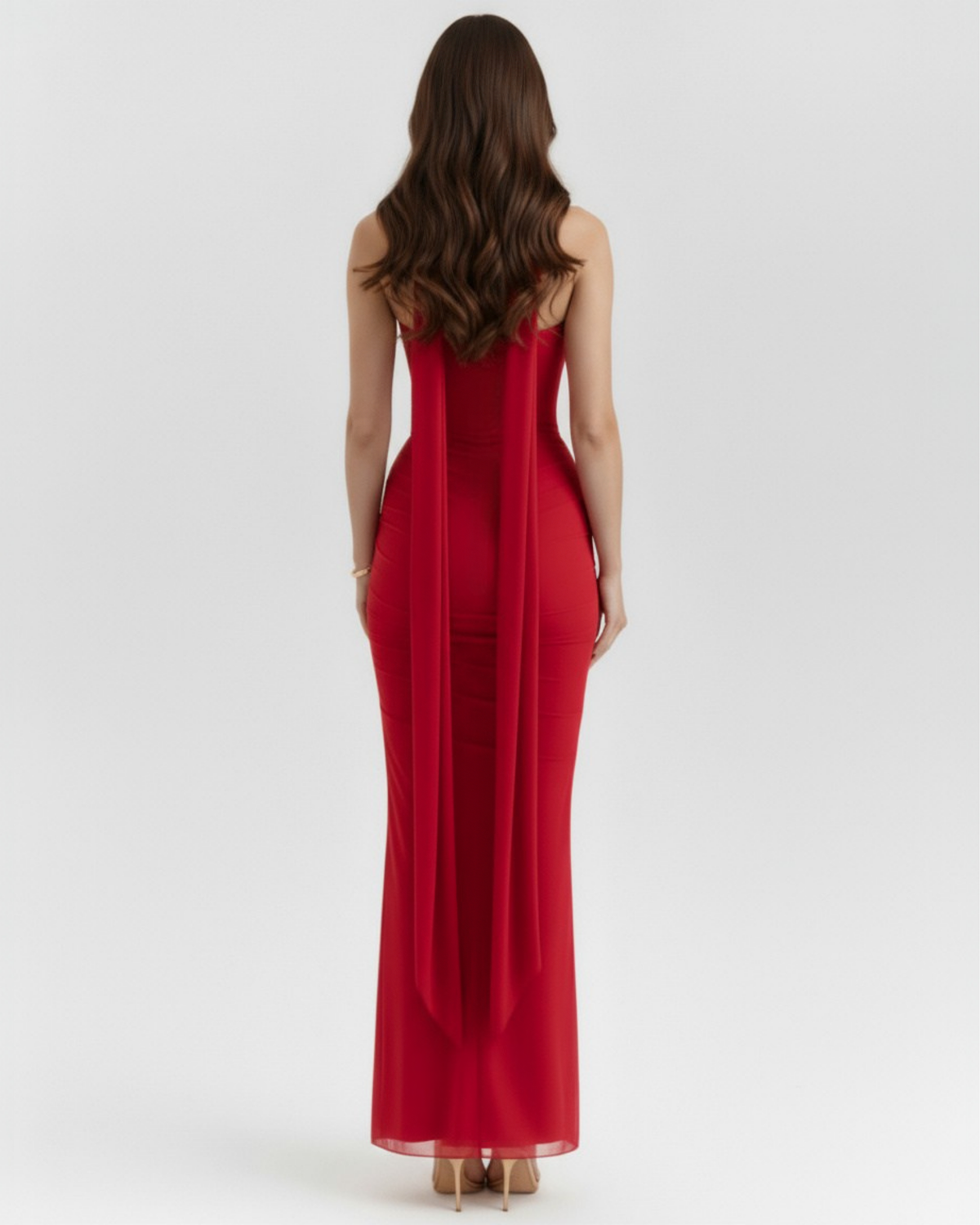 Malu Maxi Dress in red