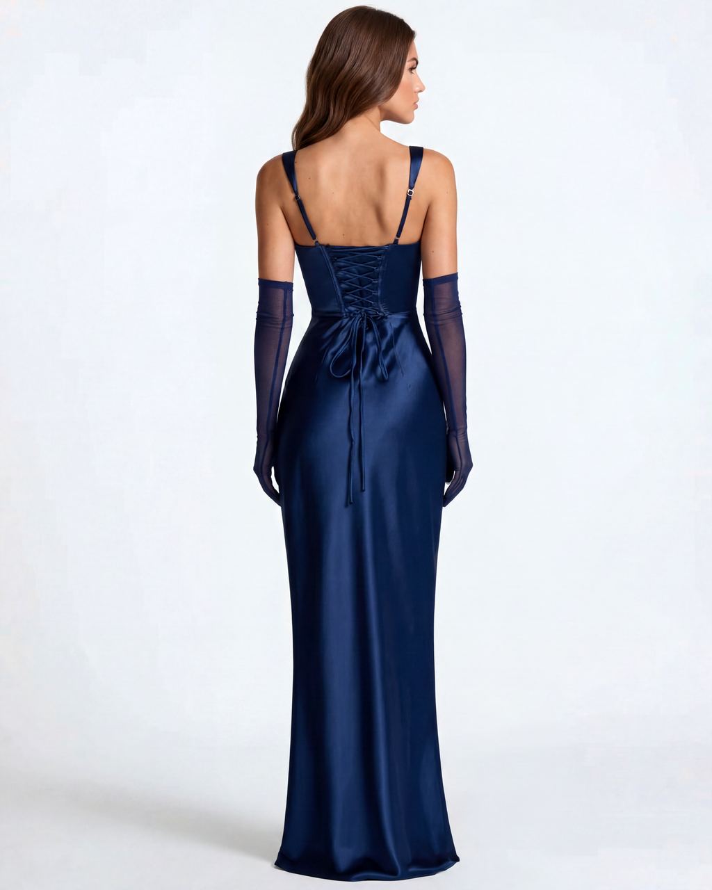 Adrienne Maxi Dress in navy