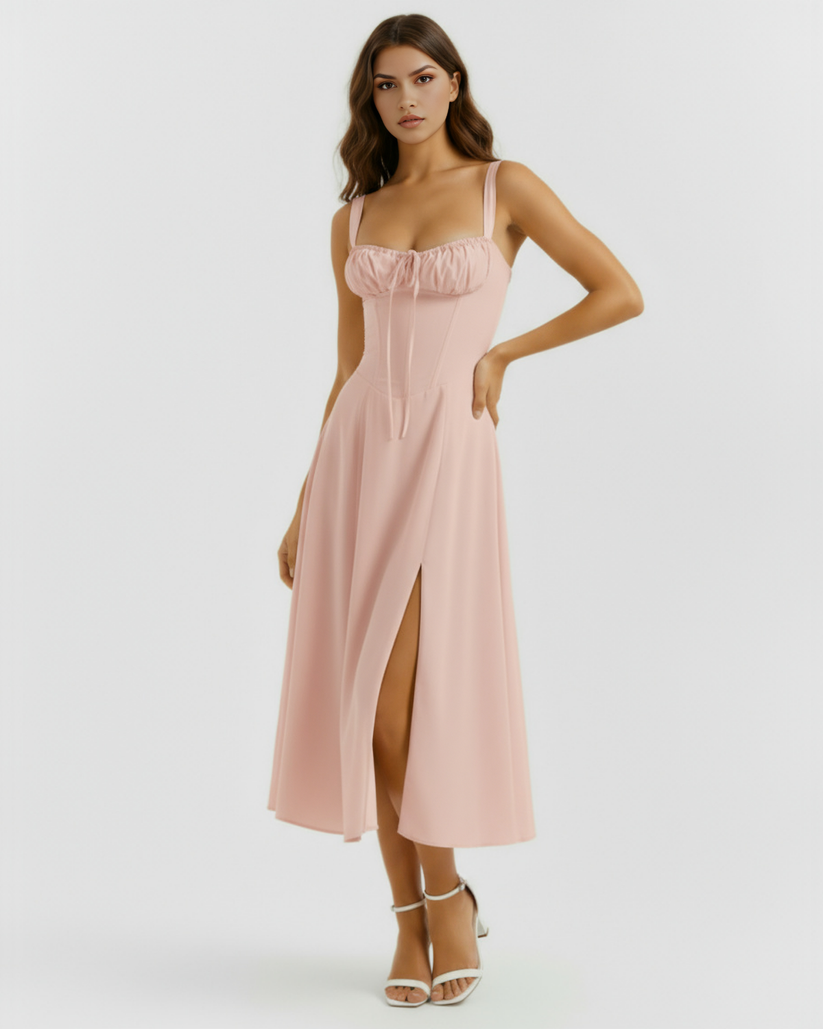 Aurora Maxi Dress in pink