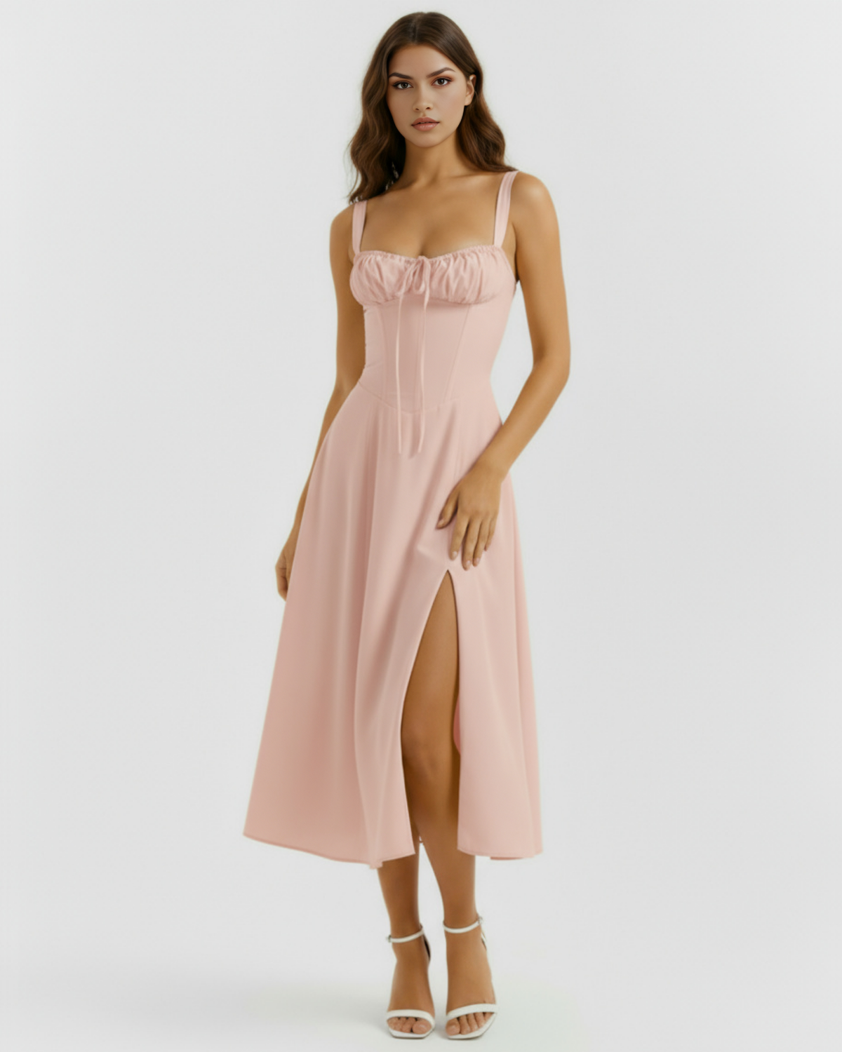 Aurora Maxi Dress in pink