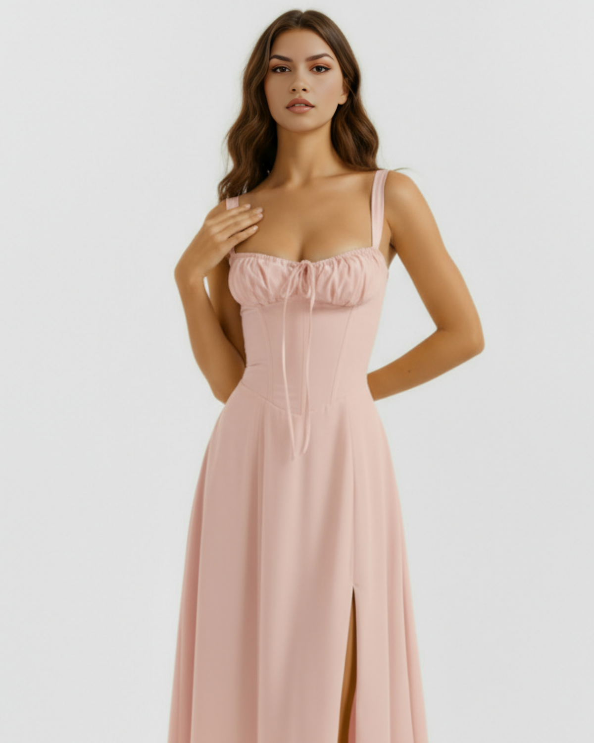 Aurora Maxi Dress in pink