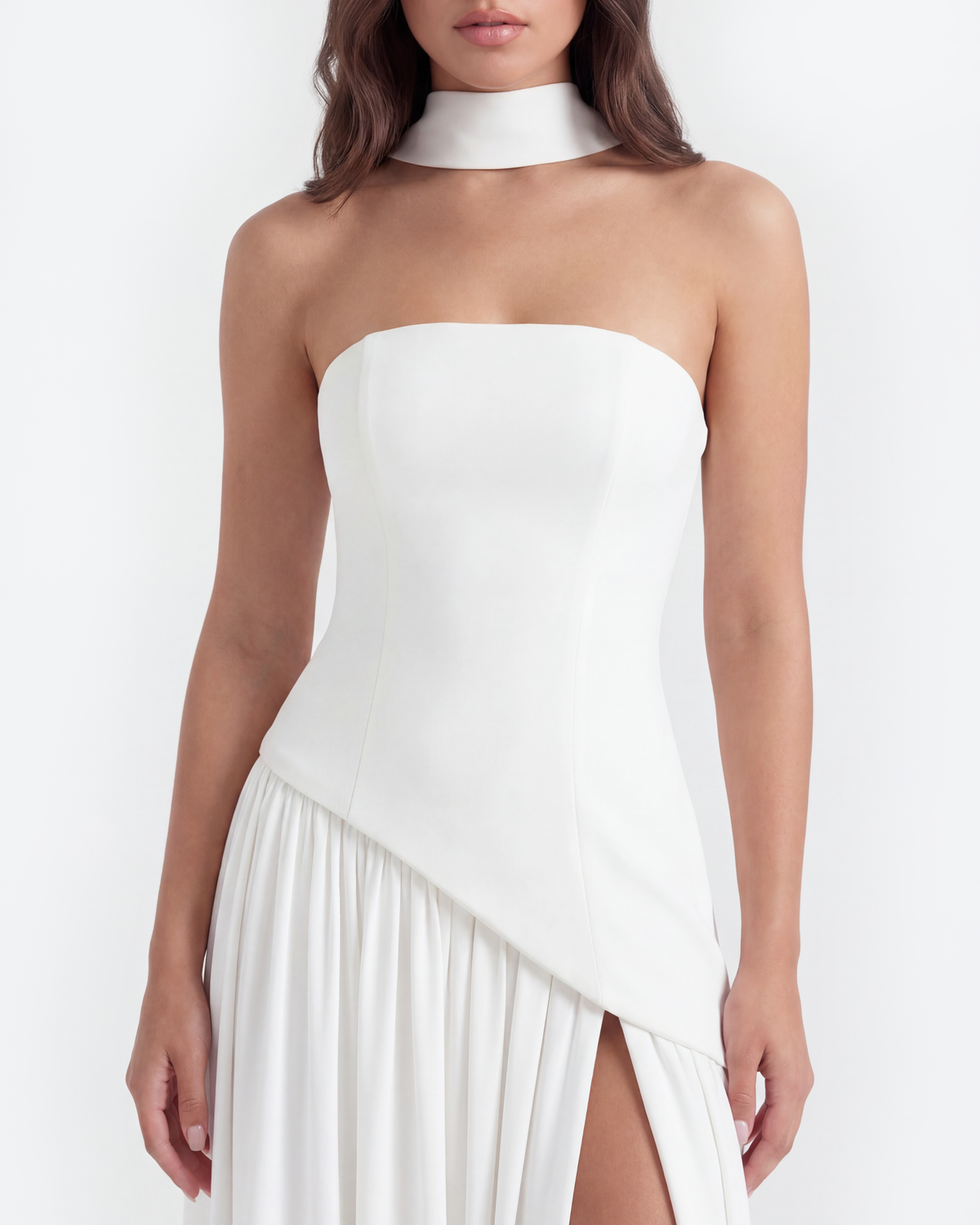 Serena Maxi Dress in white
