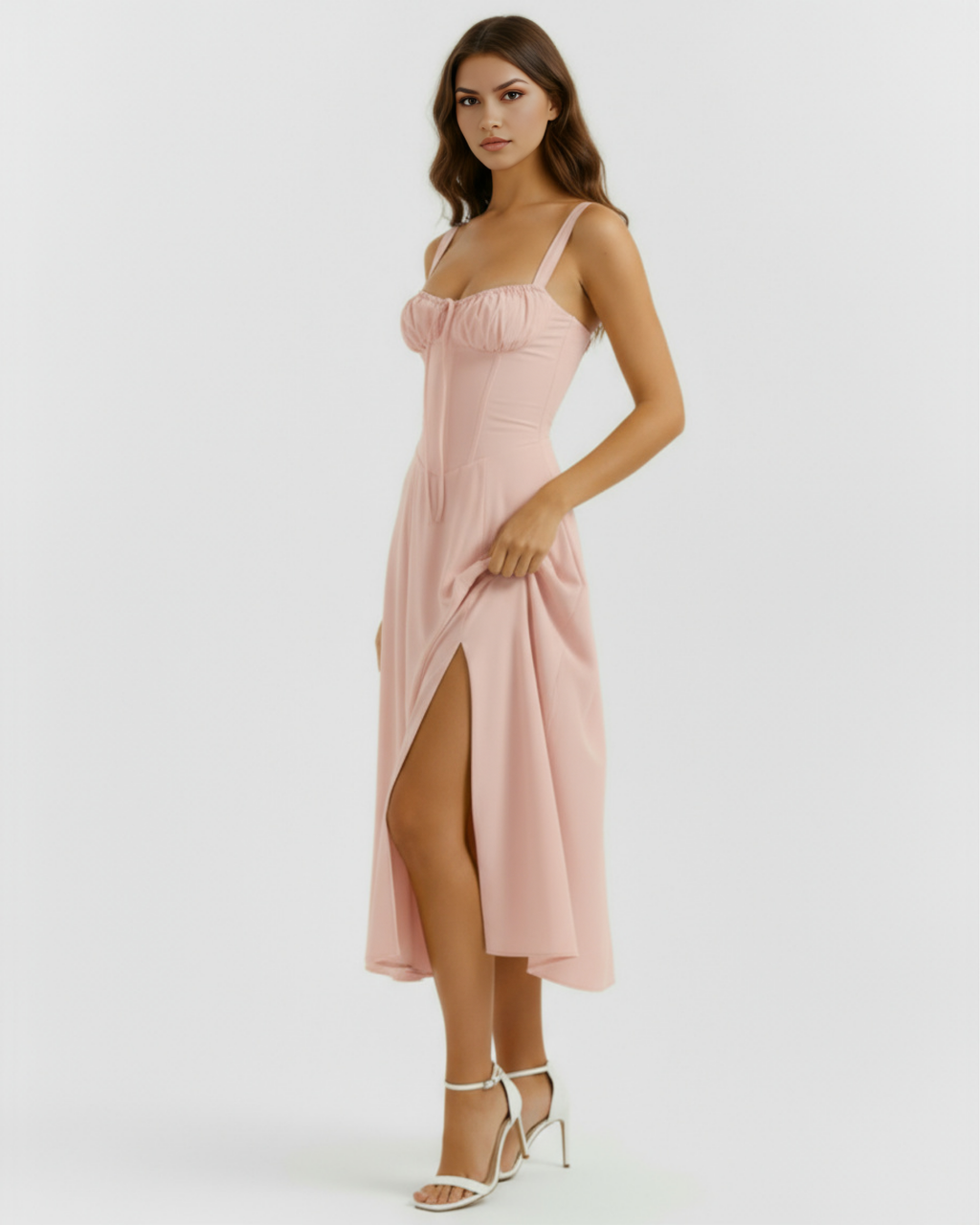 Aurora Maxi Dress in pink