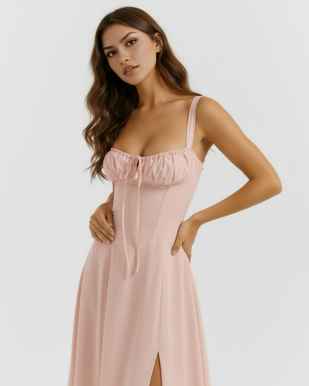 Aurora Maxi Dress in pink