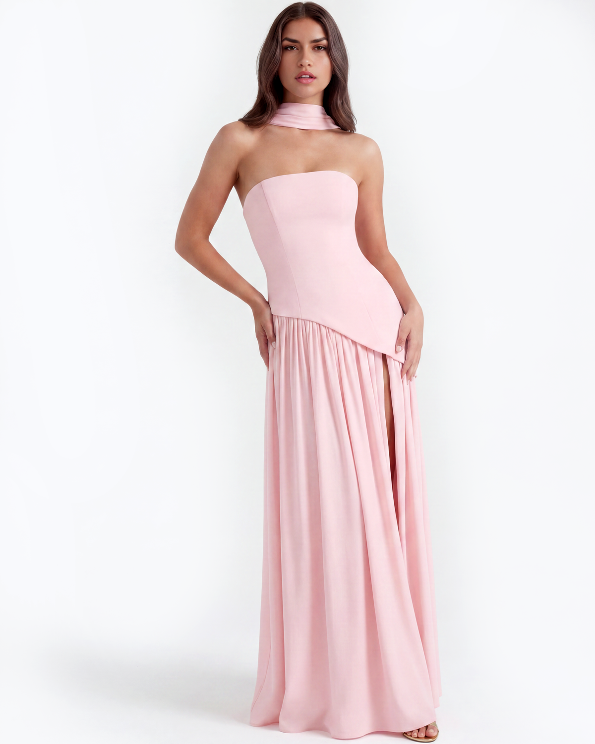 Serena Maxi Dress in pink