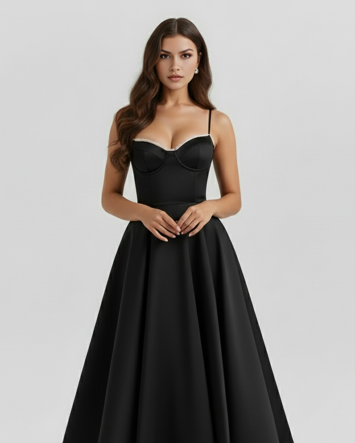 Selene Mini Dress in black