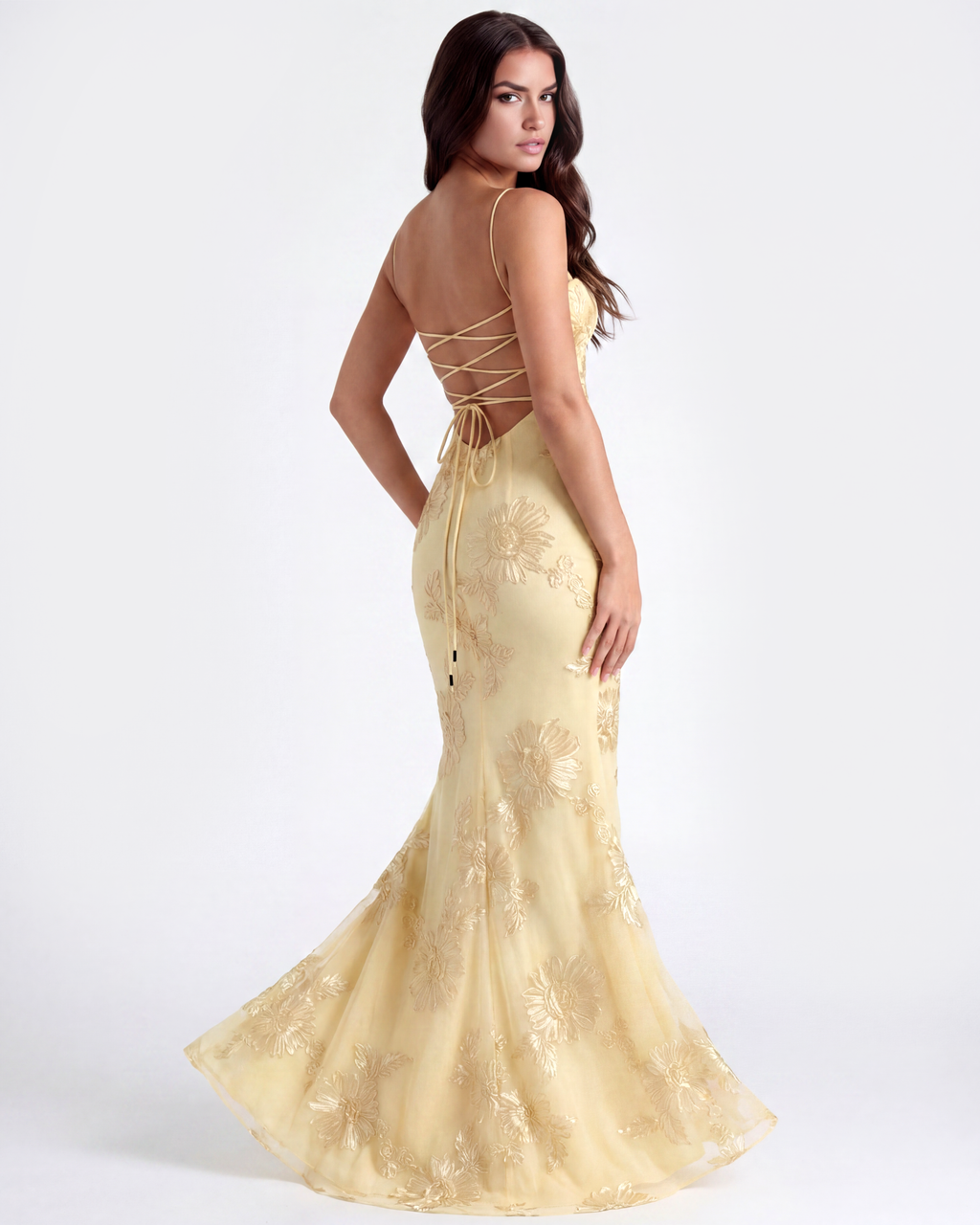 Celeste Maxi Dress in butter yellow