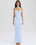 Malu Maxi Dress in baby blue