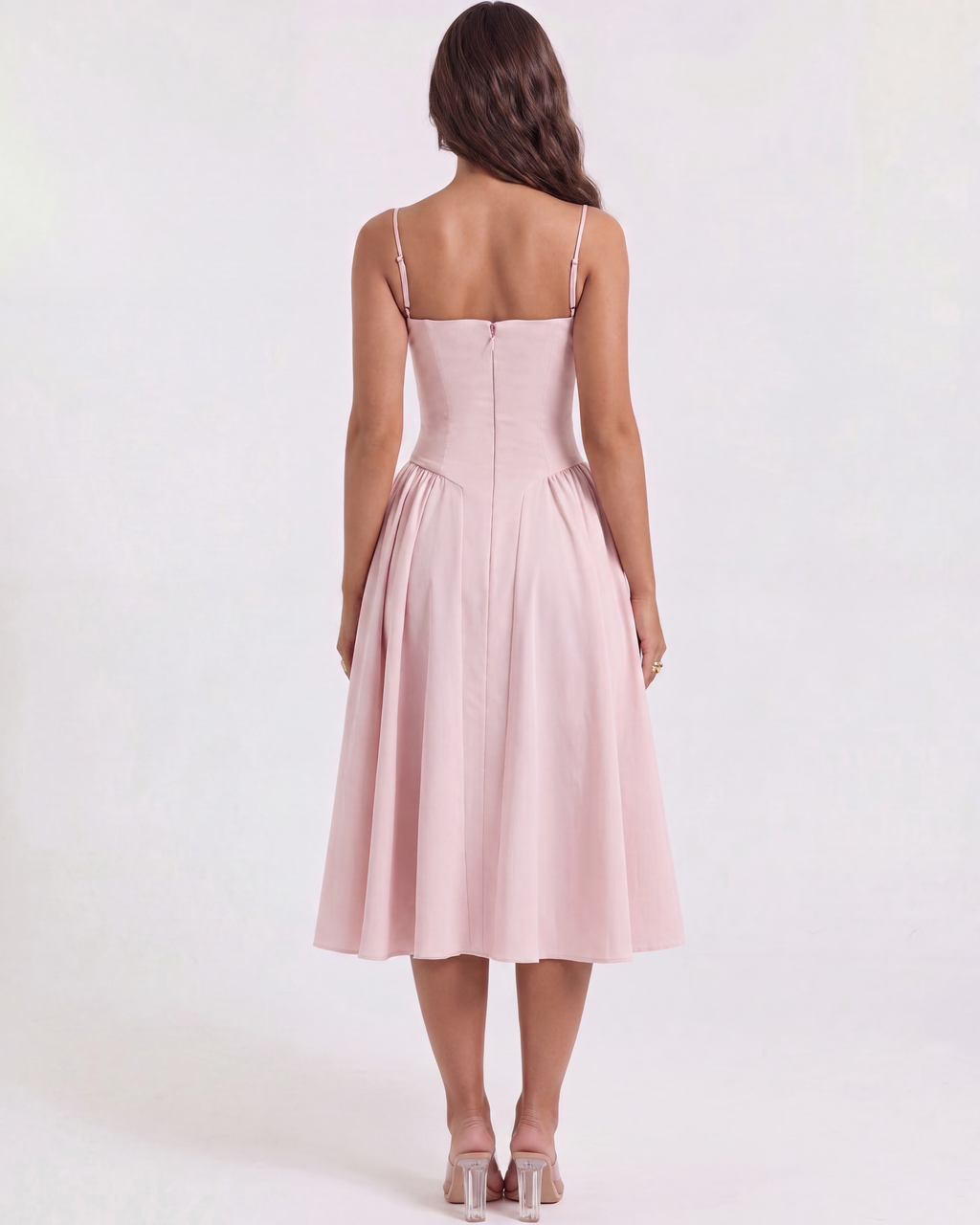 Francesca Midi Dress in light pink