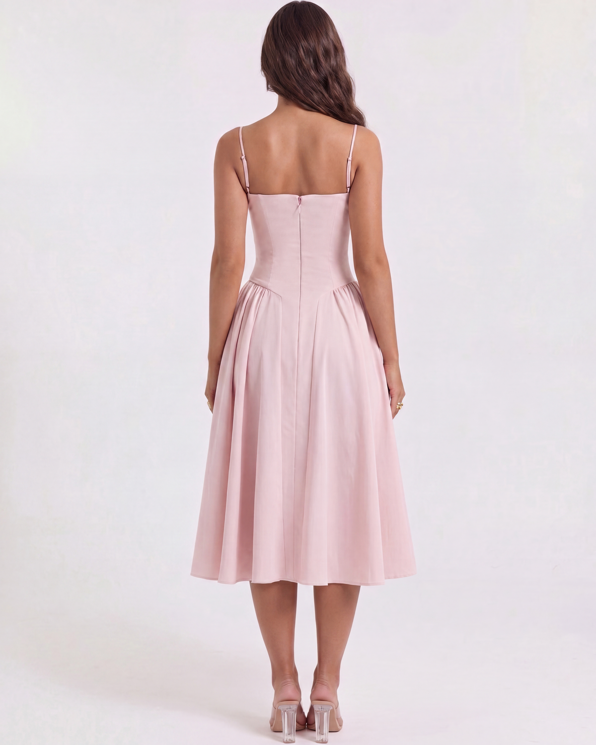 Francesca Midi Dress in light pink