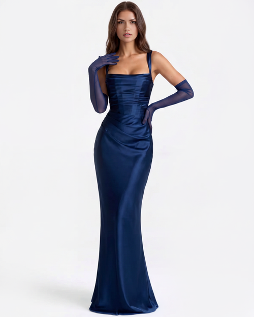 Adrienne Maxi Dress in navy