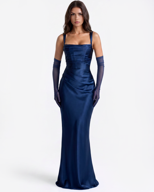 Adrienne Maxi Dress in navy