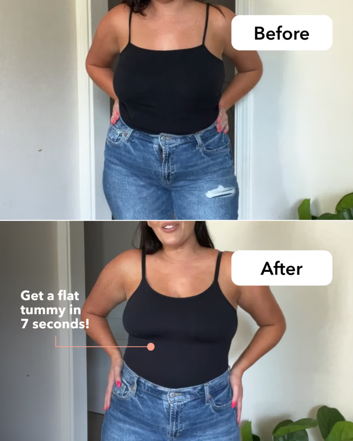 Snatched Shapewear Bodysuit in black