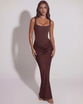 Eleonora Maxi Dress in chocolate