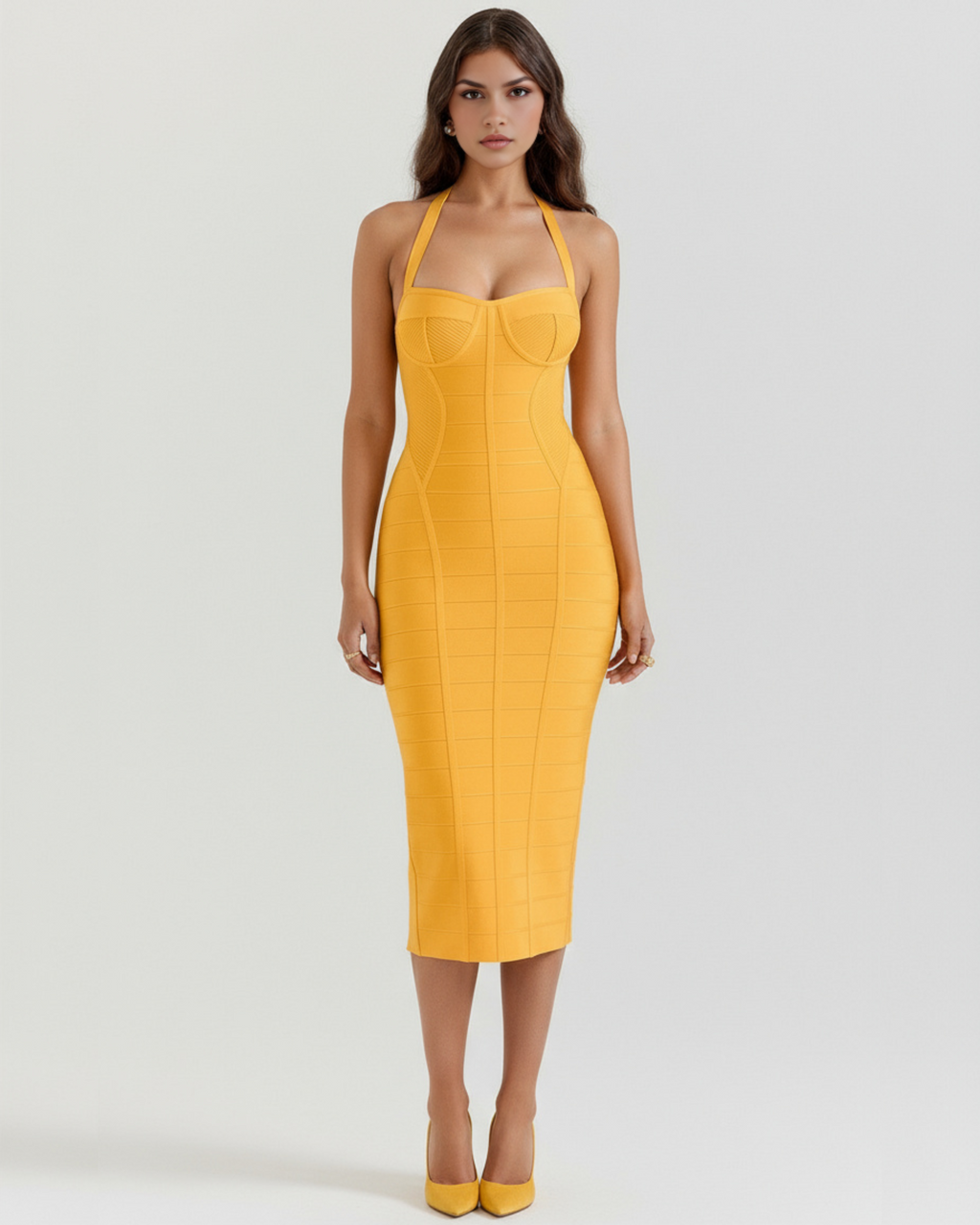 Cleopatra Maxi Dress in golden
