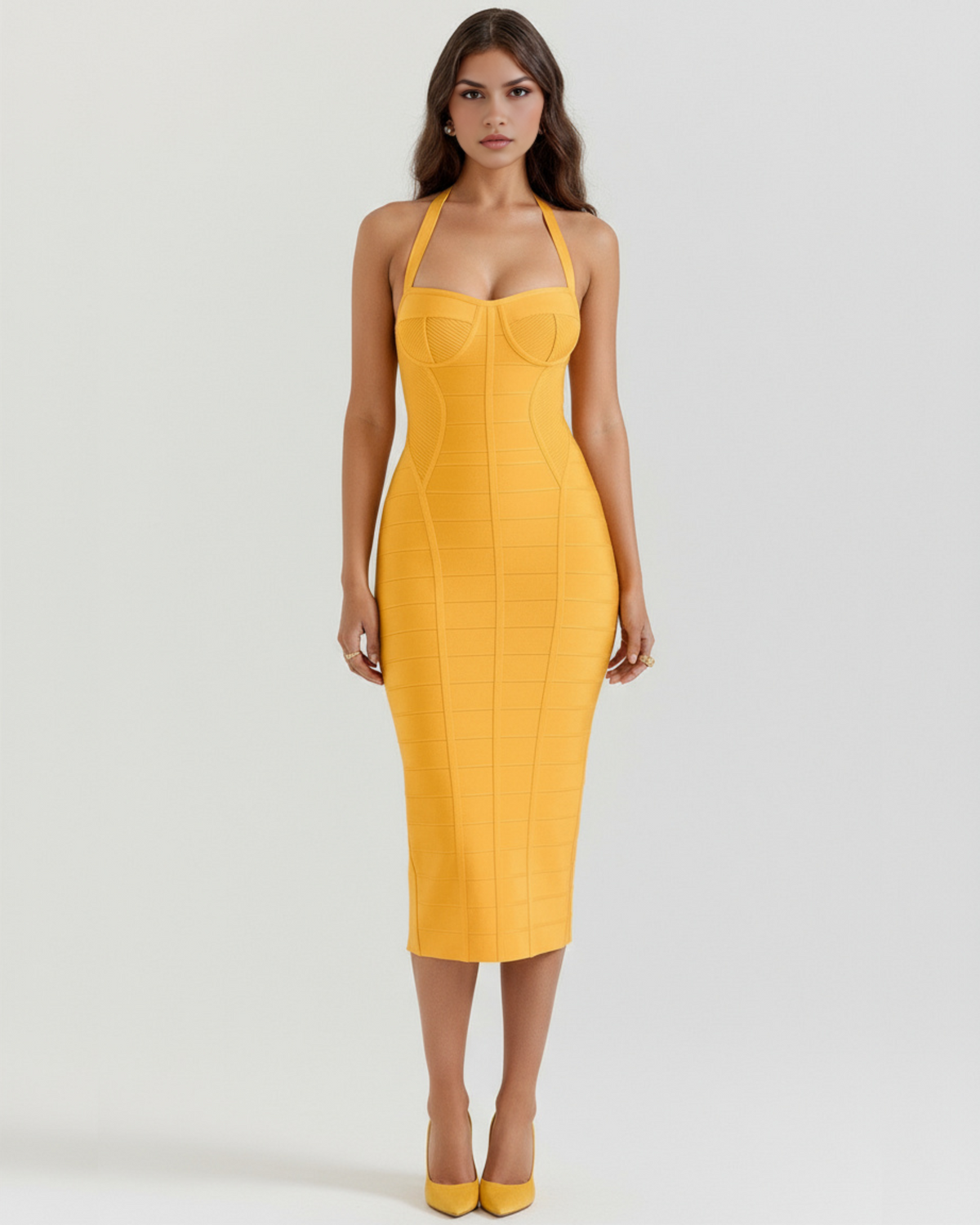 Cleopatra Maxi Dress in golden