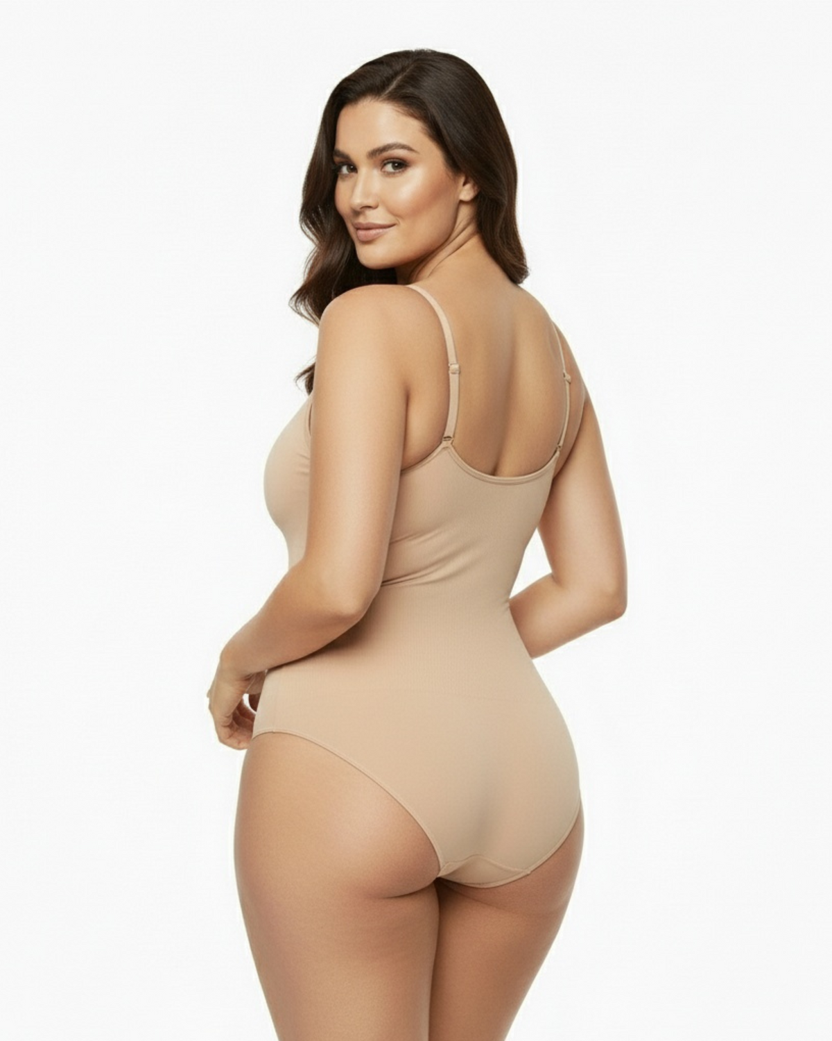 Snatched Shapewear Bodysuit in beige