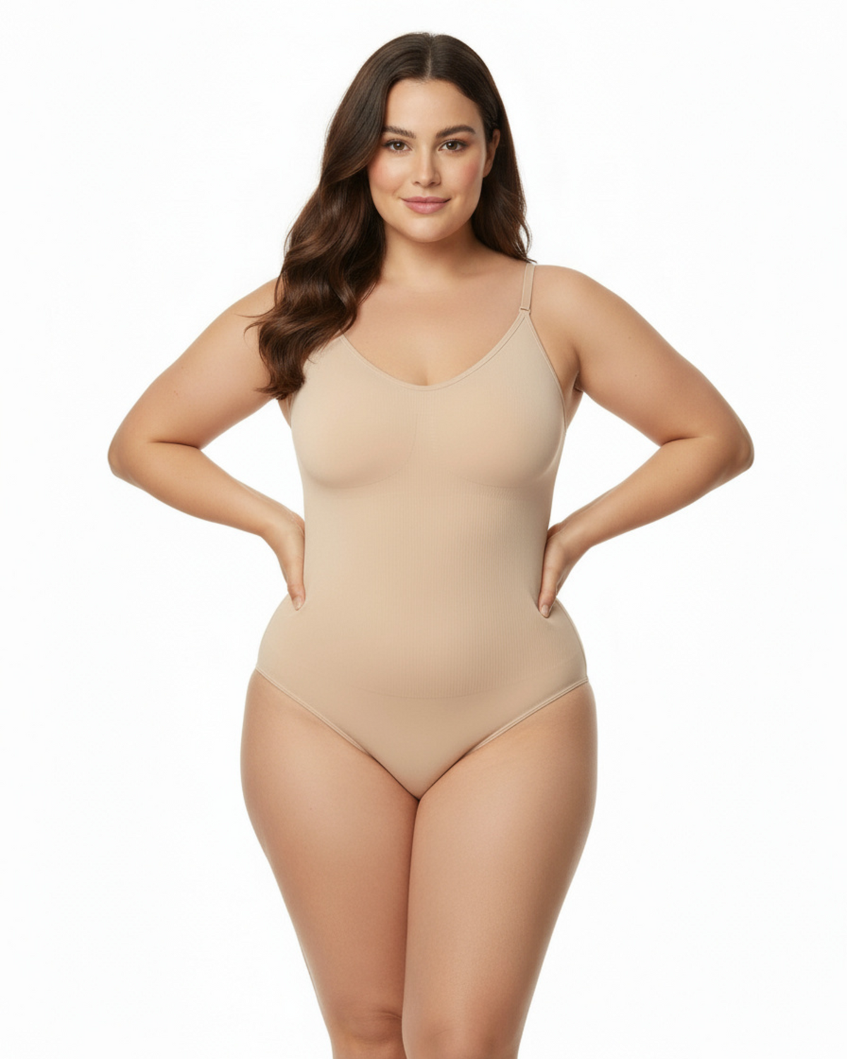 Snatched Shapewear Bodysuit in beige