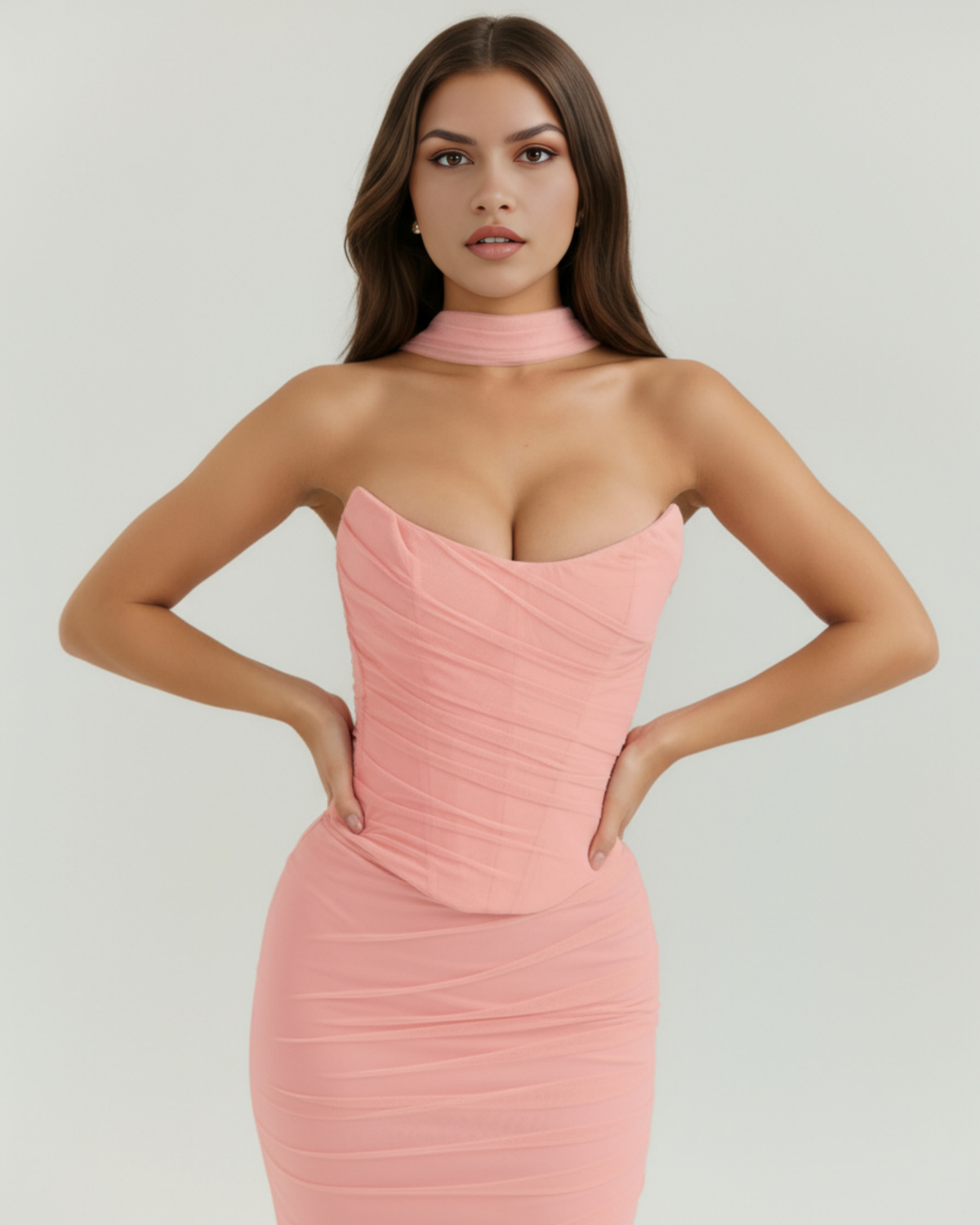 Malu Maxi Dress in pink