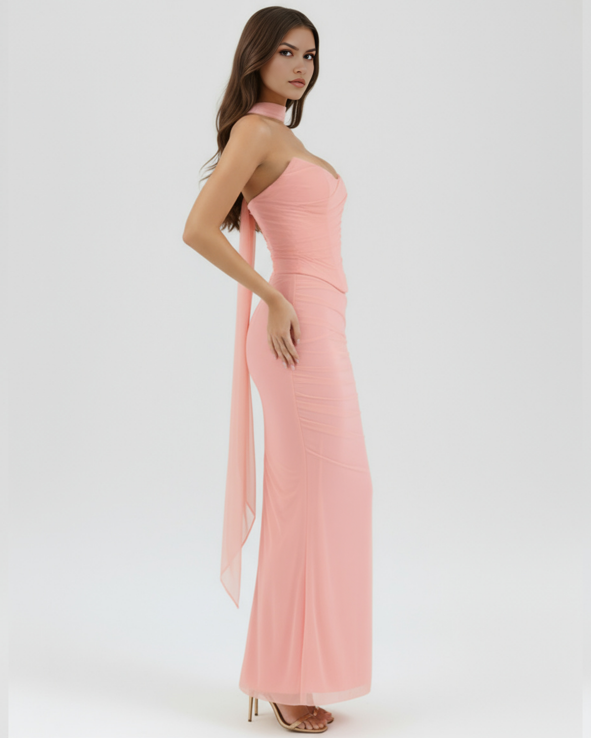Malu Maxi Dress in pink